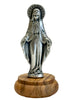 MINI METAL STATUES WITH WOOD BASE