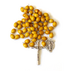 Catholic Rosary - Rosary Mustard Wooden bead 7mm