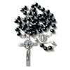 Catholic Rosary - St Benedict Wooden Black