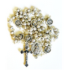 Catholic Rosary – DIVINE MERCY METAL SILVER ROSES