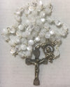 Catholic Rosary - WHITE MOTHER OF PEARL