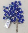 Catholic Rosary – CRYSTAL DARK BLUE