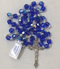 Catholic Rosary – CRYSTAL DARK BLUE