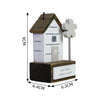 Rustic Wooden miniature house-Love makes a house a home