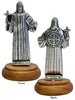 MINI METAL STATUES WITH WOOD BASE