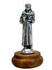 MINI METAL STATUES WITH WOOD BASE