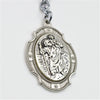 SAINT CHRISTOPHER SILVER PLATED KEY RING