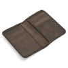 Slimline card wallet, brown