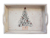 "Joy to the World" Wooden Serving Tray