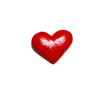 Red ceramic heart brooch