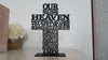 Lord's Prayer Wooden Cross 260mm