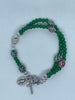 ROSARY BRACELET MIRACULOUS GREEN