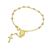 Sterling silver Gold plated rosary bracelet