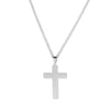 Stainless steel cross pendant necklace