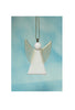 Hanging glass angel decoration