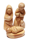 Small olive wood nativity set