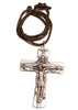 Trinity crucifix with cord