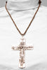 Trinity crucifix with cord